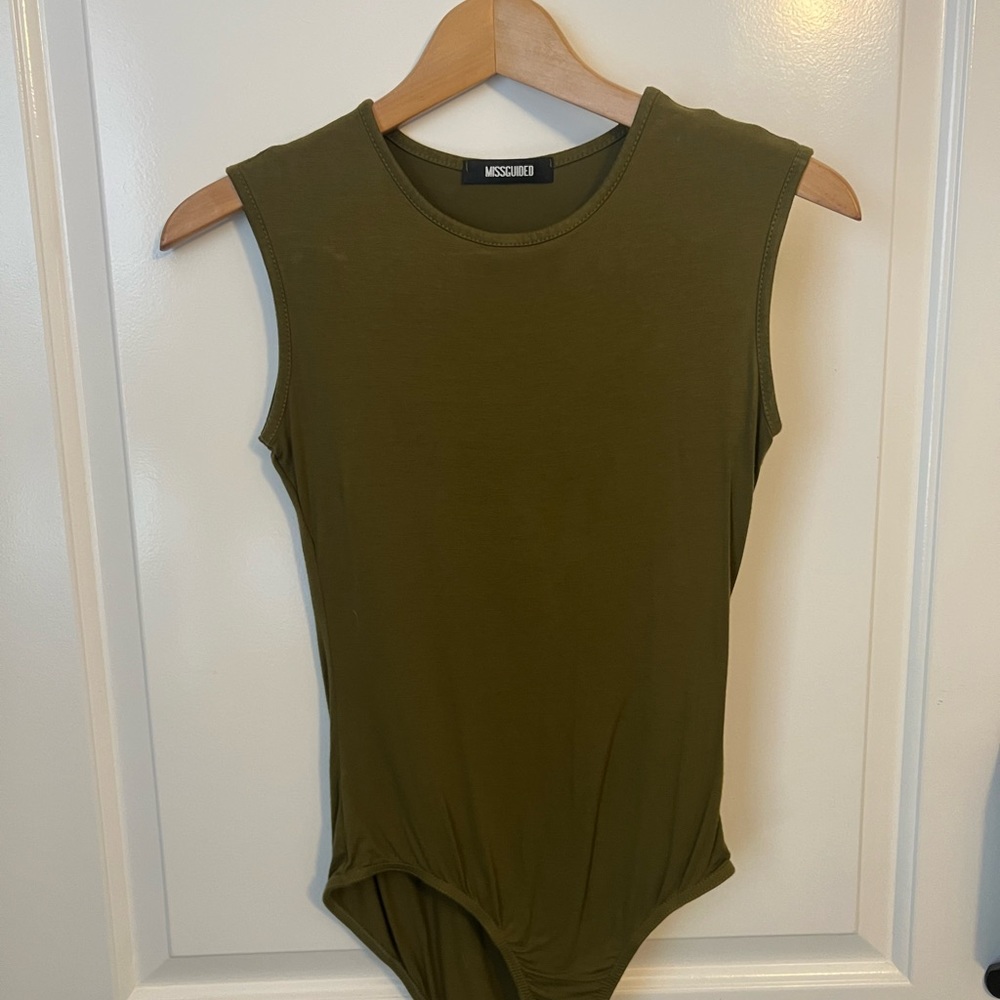 Misguided Crew Neck Bodysuit